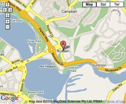 Location Map for Russell