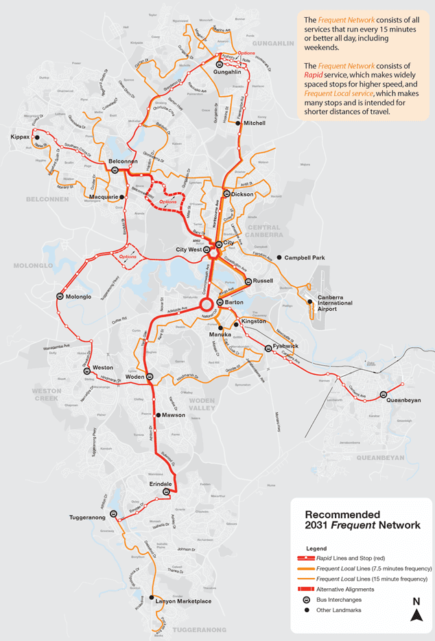 Strategic Network Plan Proposed 2031 Public Transport Frequent Network Plan