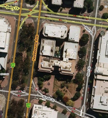 Proposed Civic Towers Site Proposed Civic Towers Site (source: Google Maps)