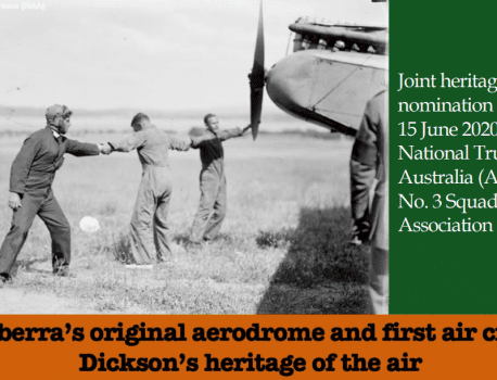 Heritage Nomination – Dickson Aerodrome
